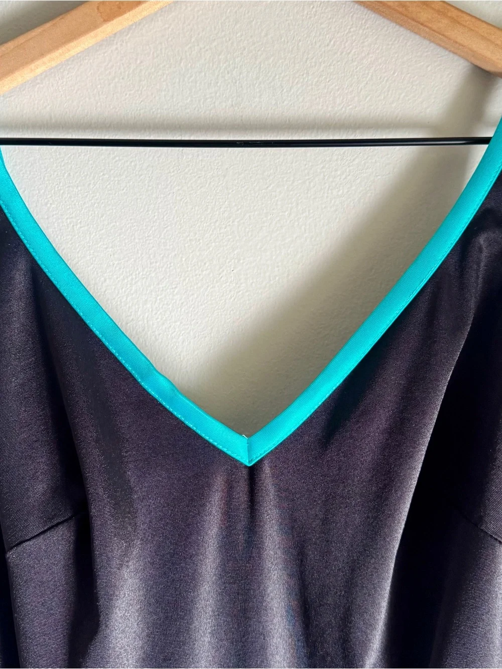 Mainstream Vintage 90’s Black and Blue One Piece Swimsuit Romper Size 16